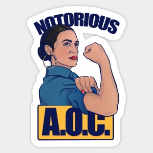 Notorious AOC Sticker